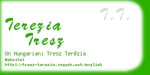 terezia tresz business card