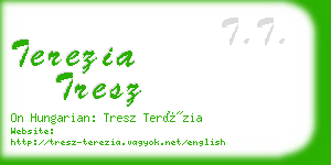 terezia tresz business card